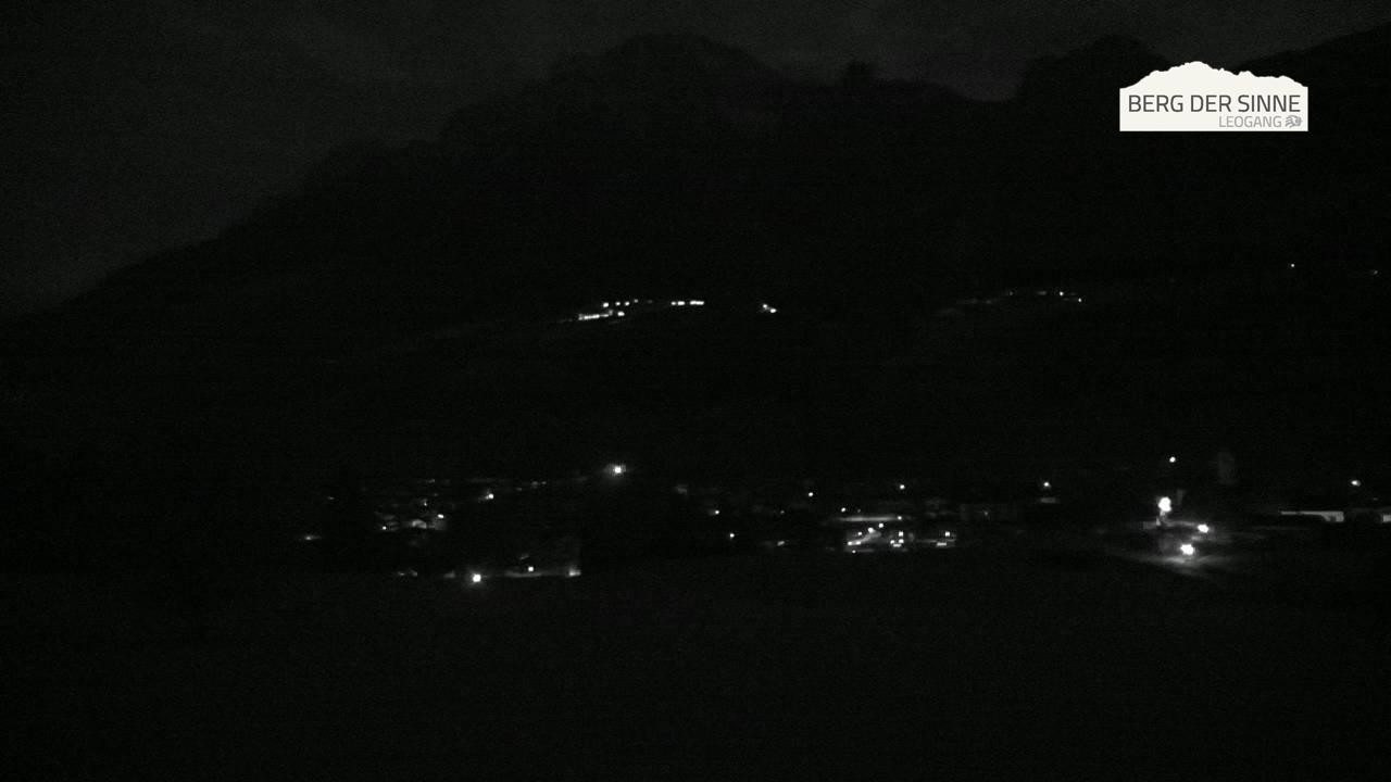 Archiv Foto Webcam Leogang Dorfblick
