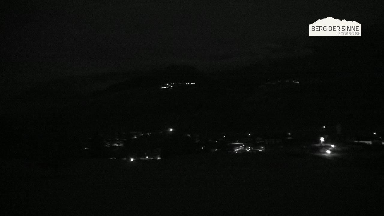 Archiv Foto Webcam Leogang Dorfblick
