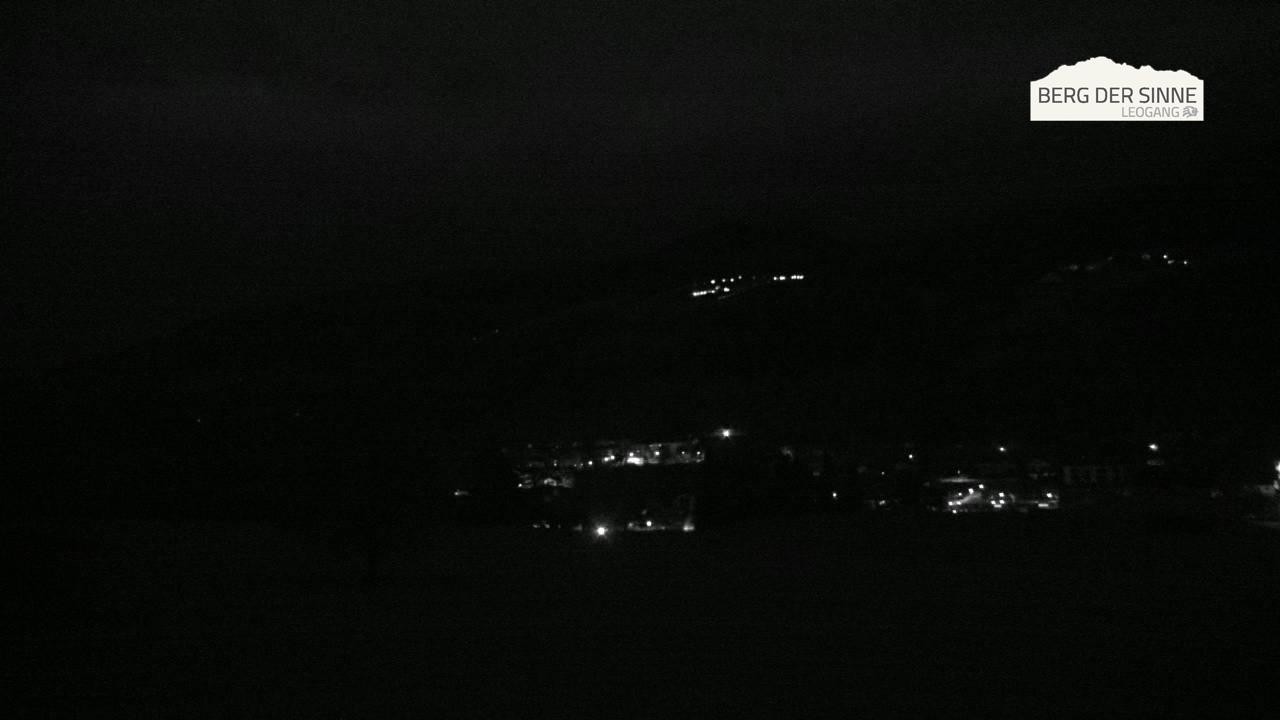 Archiv Foto Webcam Leogang Dorfblick