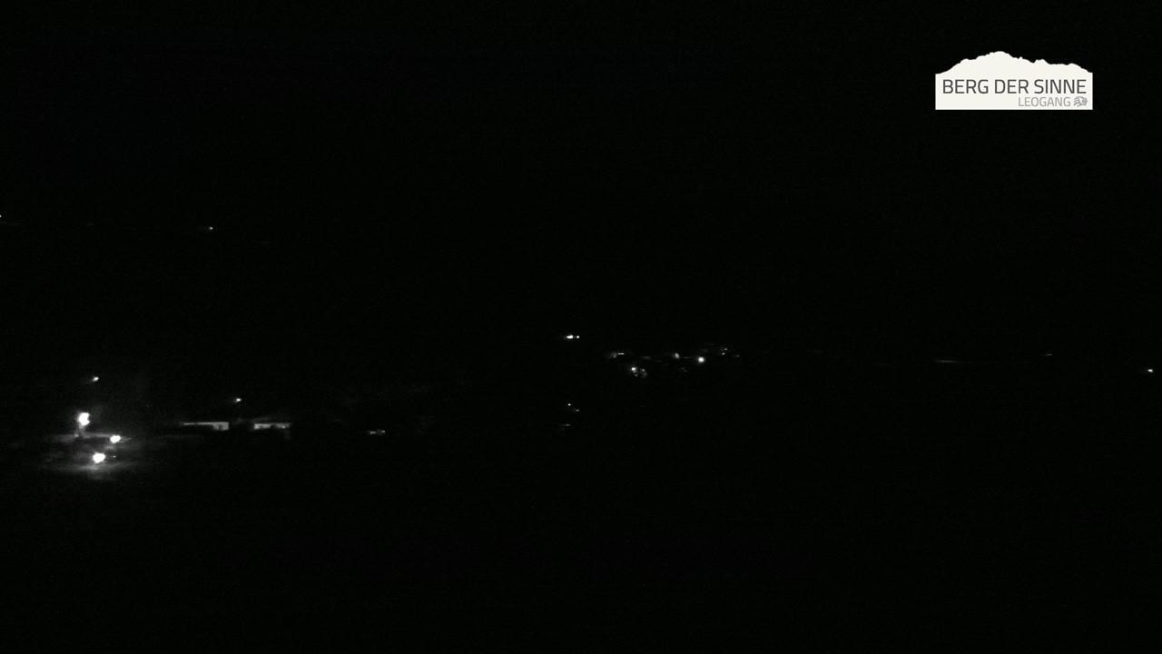 Archiv Foto Webcam Leogang Dorfblick