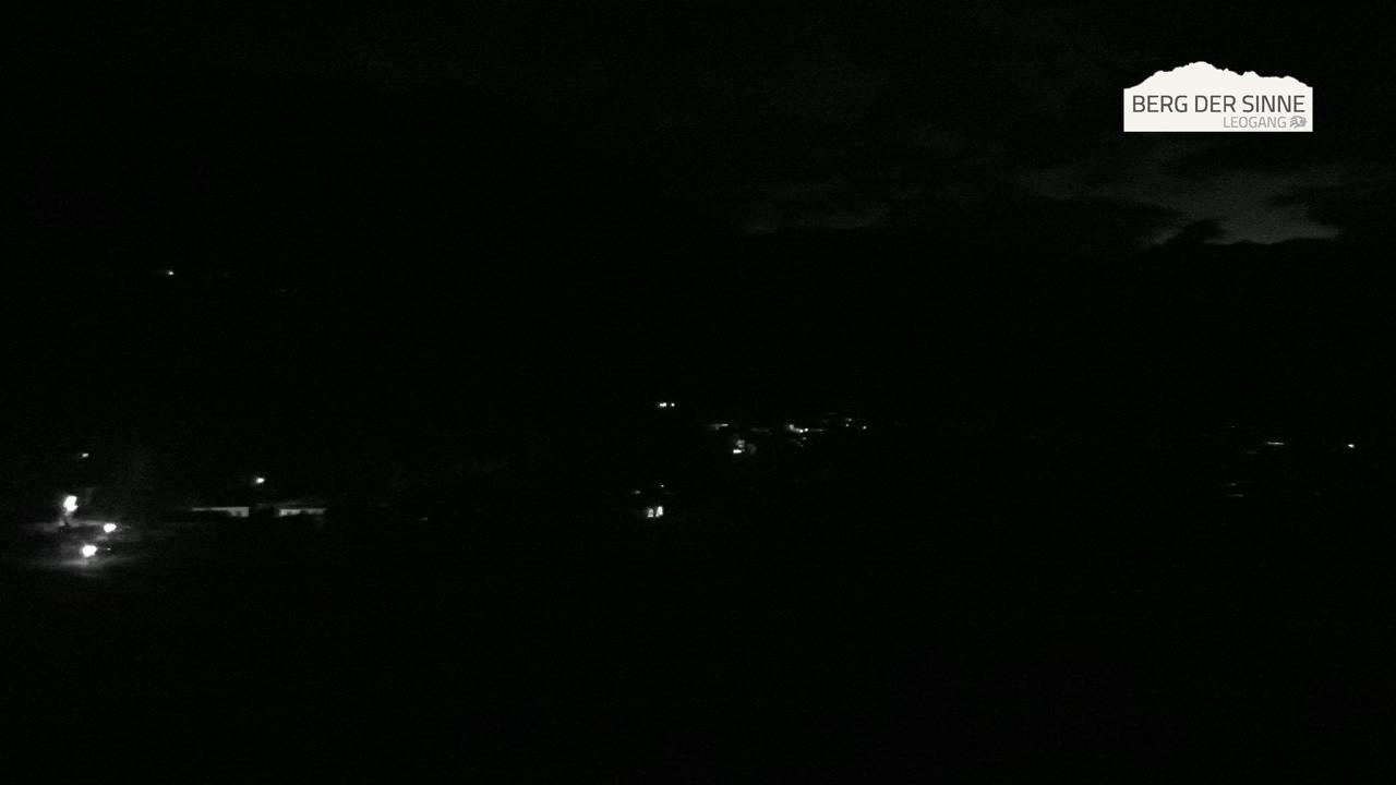 Archiv Foto Webcam Leogang Dorfblick