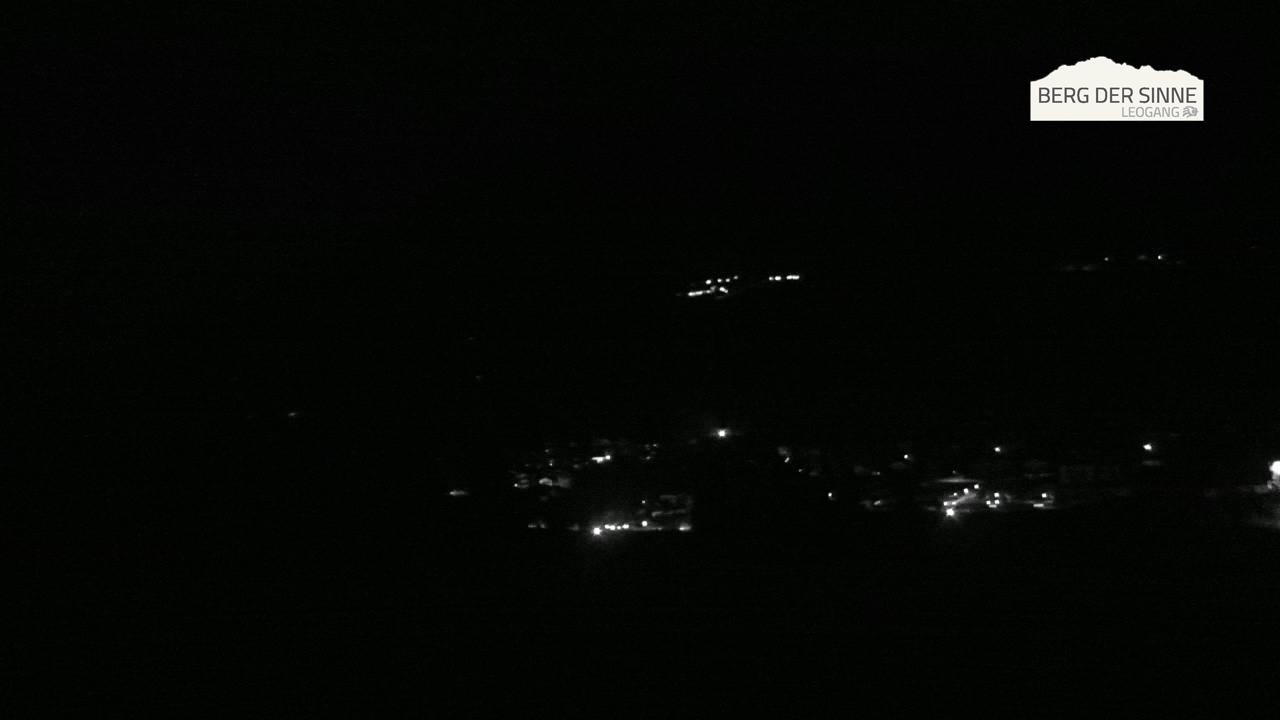 Archiv Foto Webcam Leogang Dorfblick