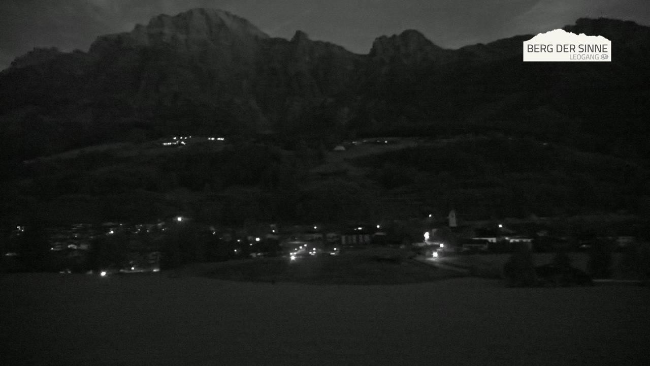 Archiv Foto Webcam Leogang Dorfblick