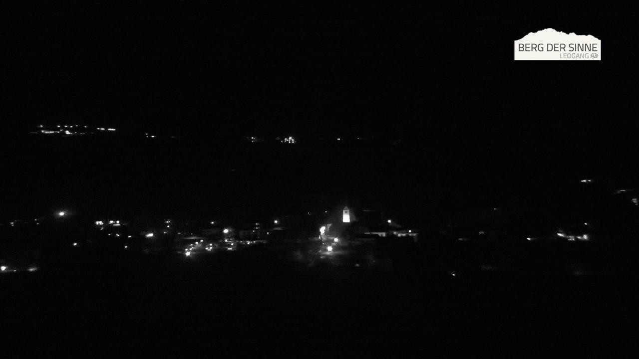 Archiv Foto Webcam Leogang Dorfblick