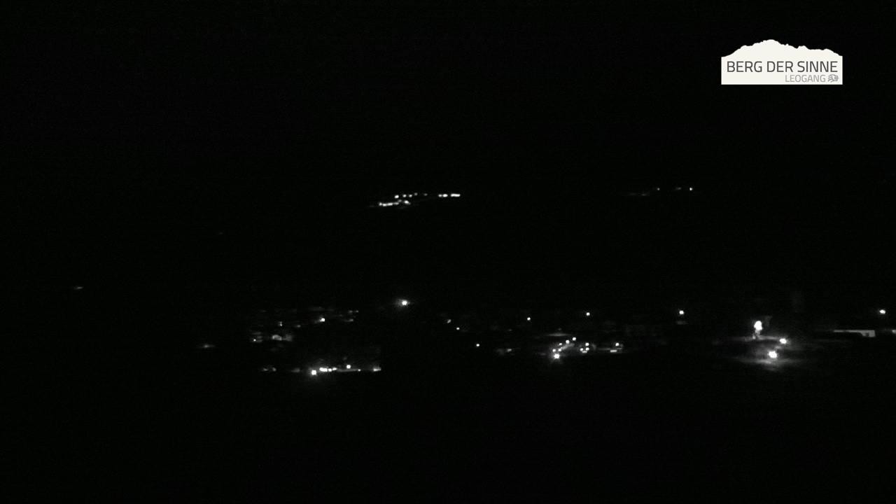 Archiv Foto Webcam Leogang Dorfblick
