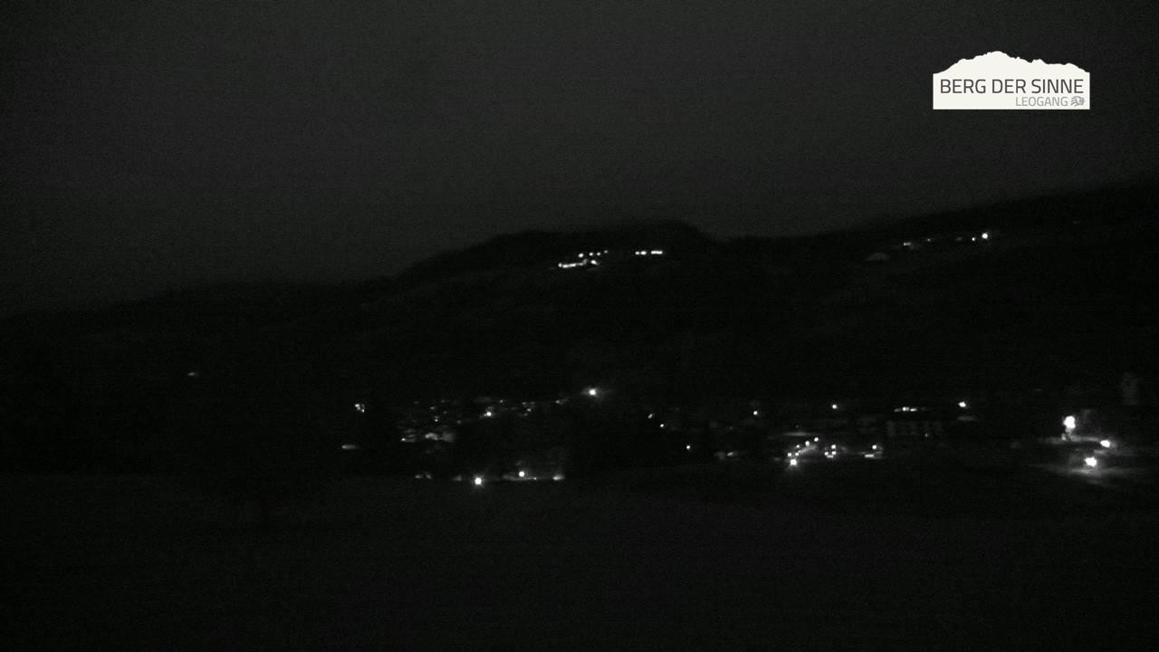 Archiv Foto Webcam Leogang Dorfblick