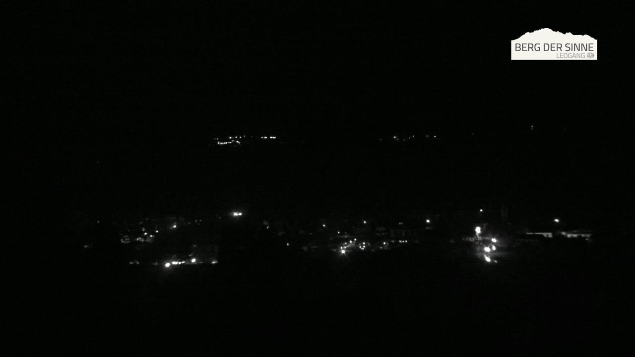 Archiv Foto Webcam Leogang Dorfblick