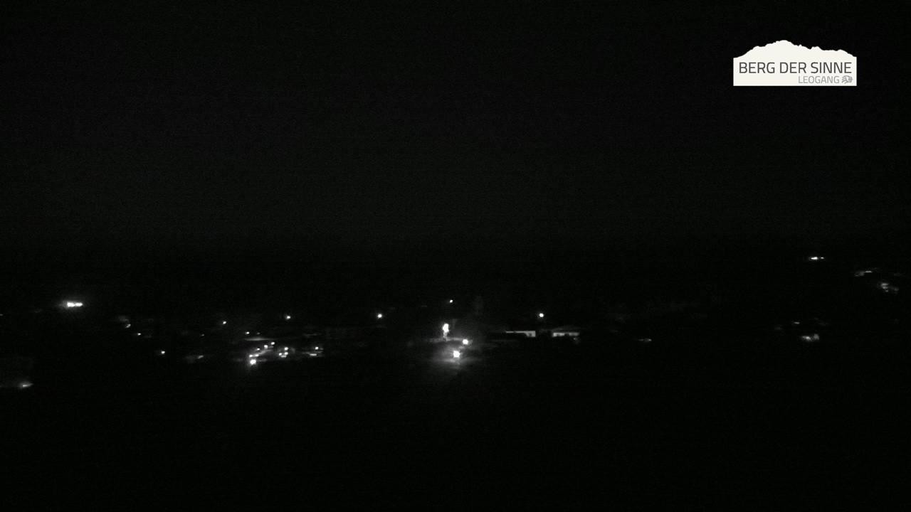 Archiv Foto Webcam Leogang Dorfblick