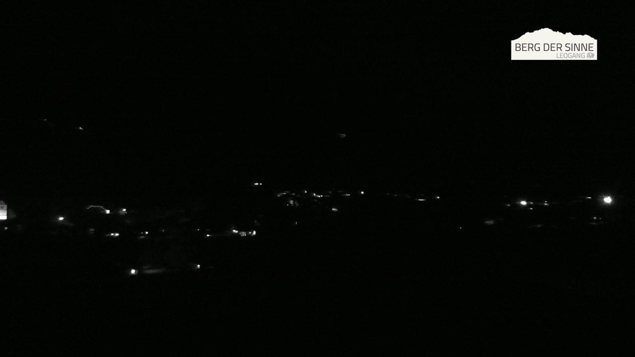 Archiv Foto Webcam Leogang Dorfblick