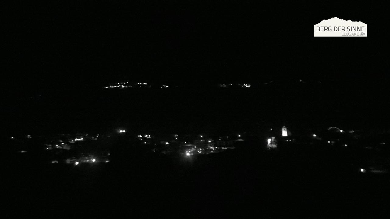 Archiv Foto Webcam Leogang Dorfblick
