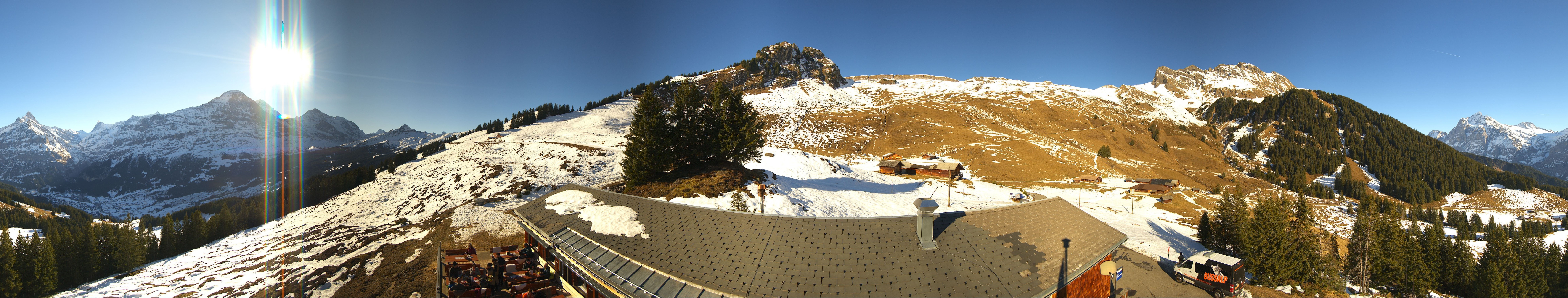 Archiv Foto Webcam Panorama Grindelwald Bussalp