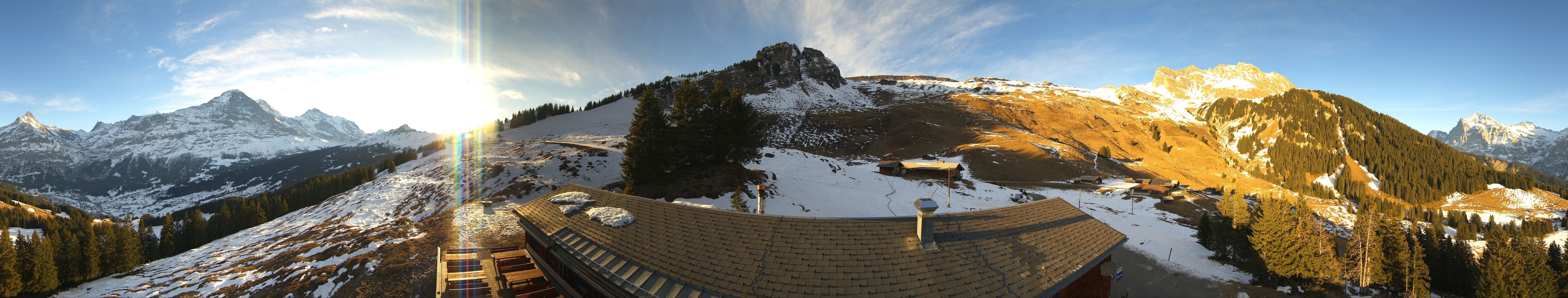 Archiv Foto Webcam Panorama Grindelwald Bussalp