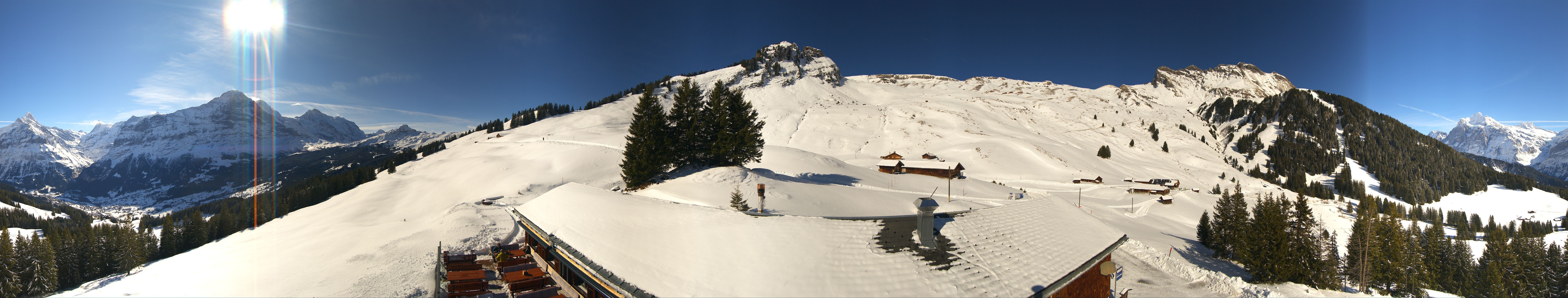 Archiv Foto Webcam Panorama Grindelwald Bussalp