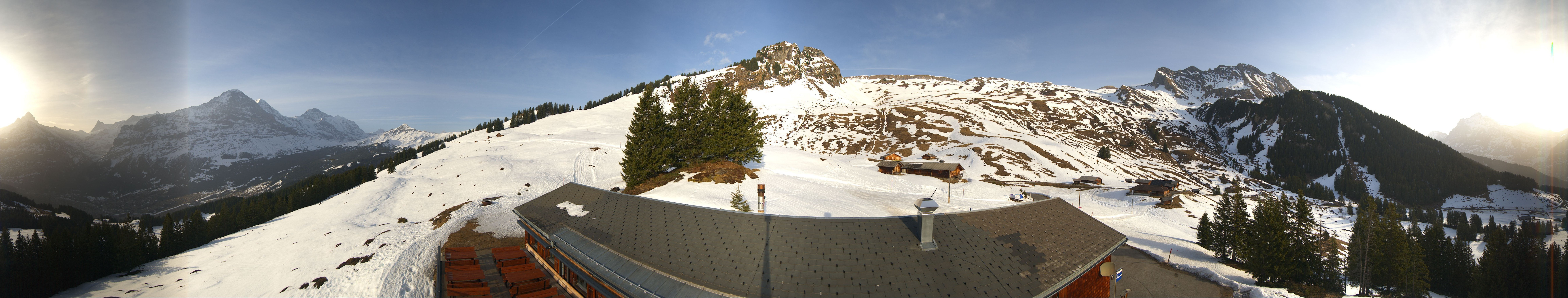 Archiv Foto Webcam Panorama Grindelwald Bussalp