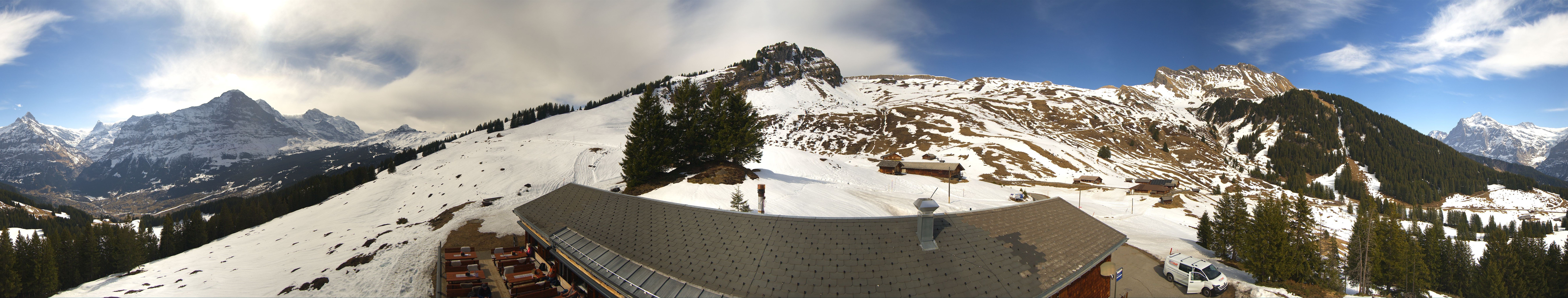 Archiv Foto Webcam Panorama Grindelwald Bussalp