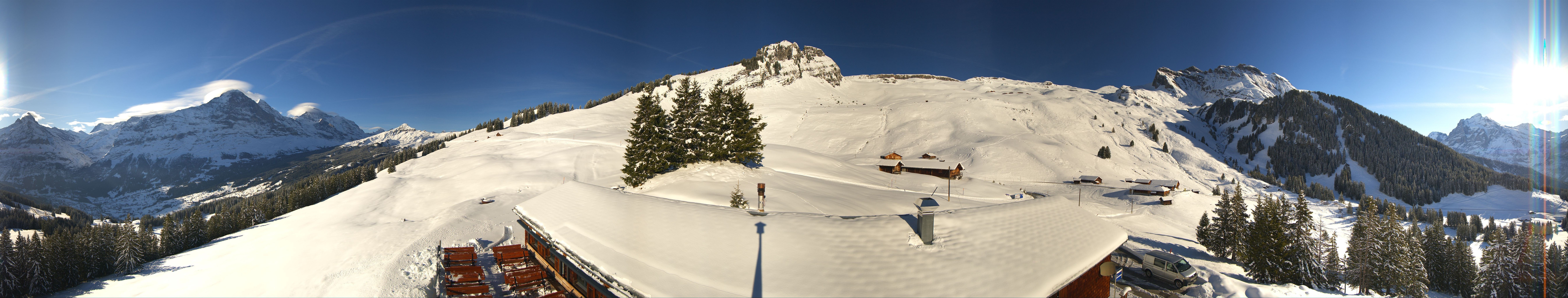 Archiv Foto Webcam Panorama Grindelwald Bussalp