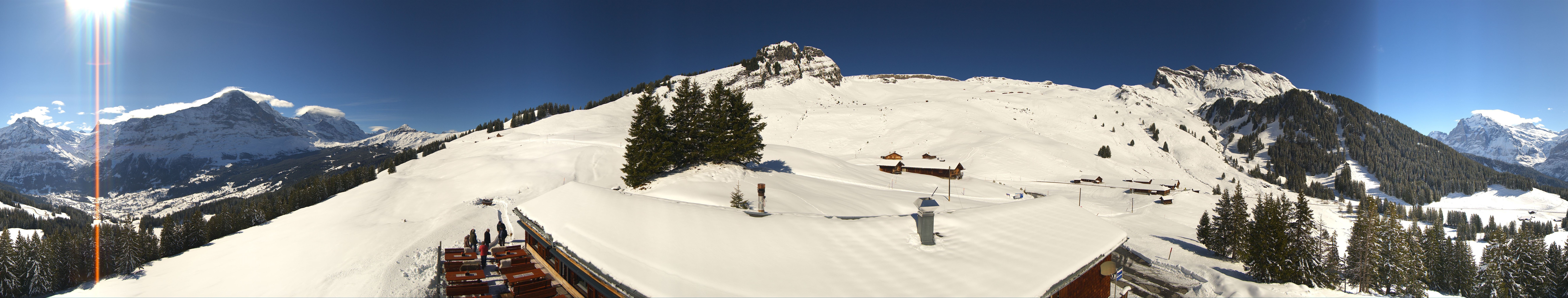 Archiv Foto Webcam Panorama Grindelwald Bussalp