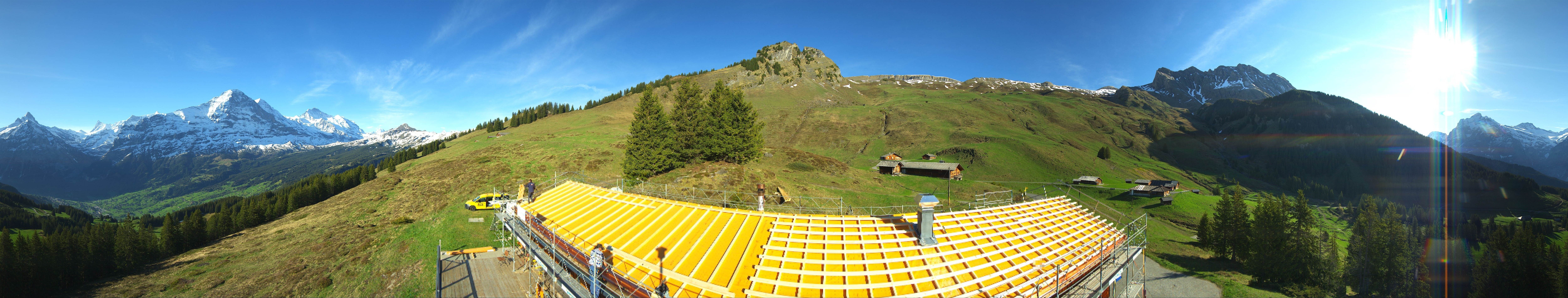Archiv Foto Webcam Panorama Grindelwald Bussalp