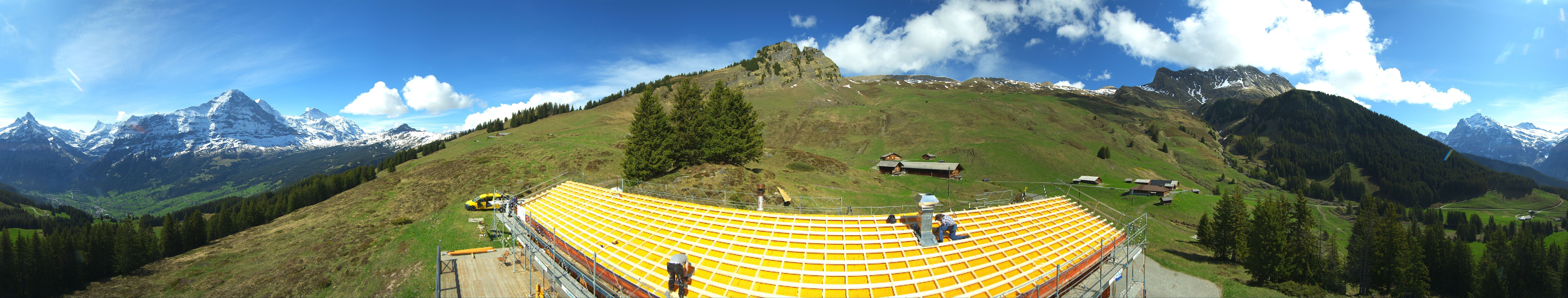Archiv Foto Webcam Panorama Grindelwald Bussalp