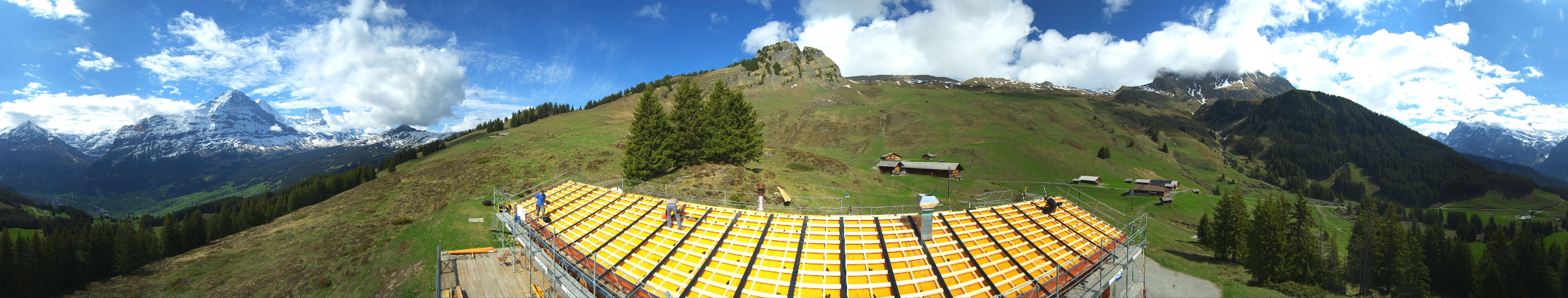 Archiv Foto Webcam Panorama Grindelwald Bussalp
