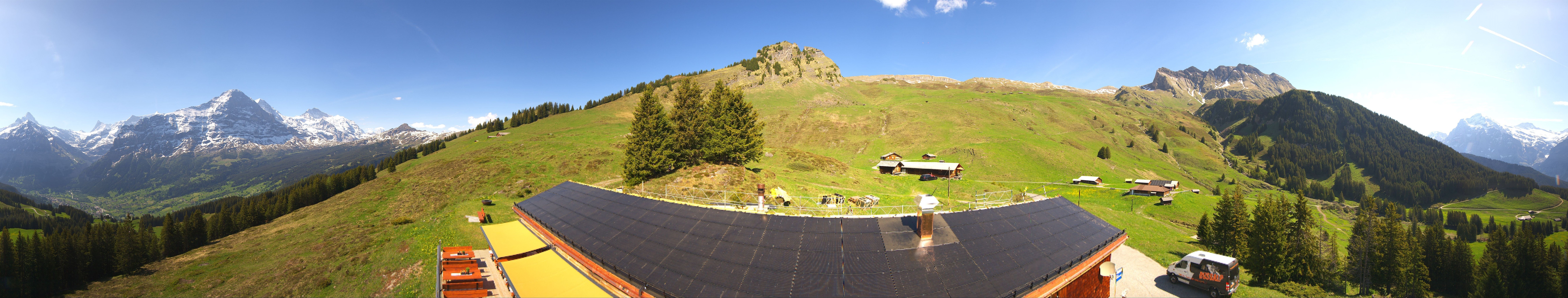 Archiv Foto Webcam Panorama Grindelwald Bussalp