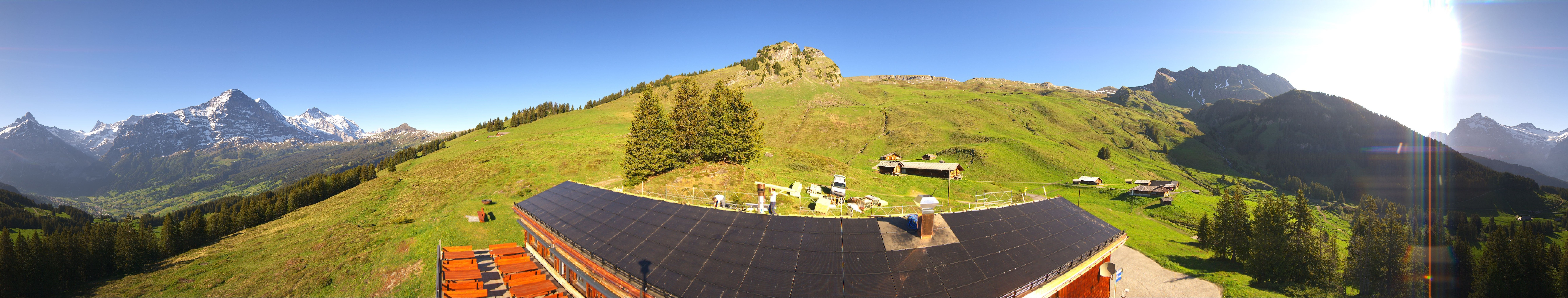 Archiv Foto Webcam Panorama Grindelwald Bussalp