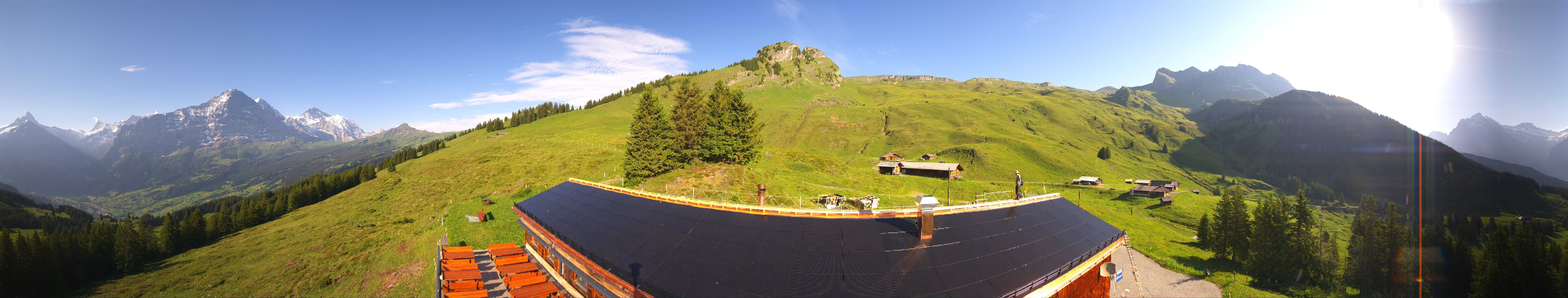 Archiv Foto Webcam Panorama Grindelwald Bussalp