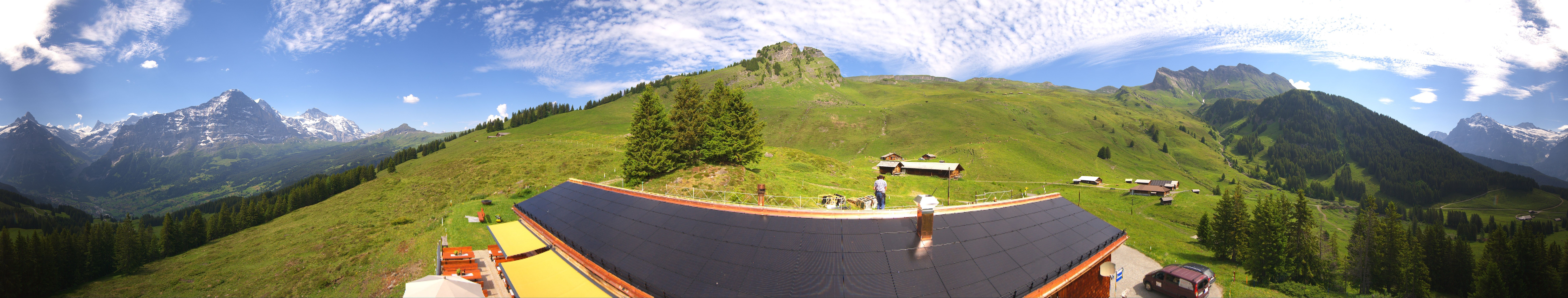 Archiv Foto Webcam Panorama Grindelwald Bussalp