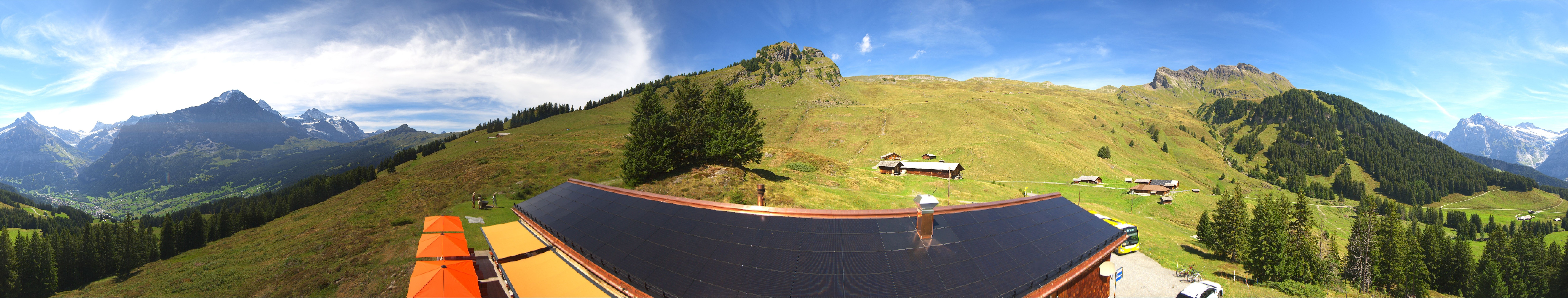 Archiv Foto Webcam Panorama Grindelwald Bussalp
