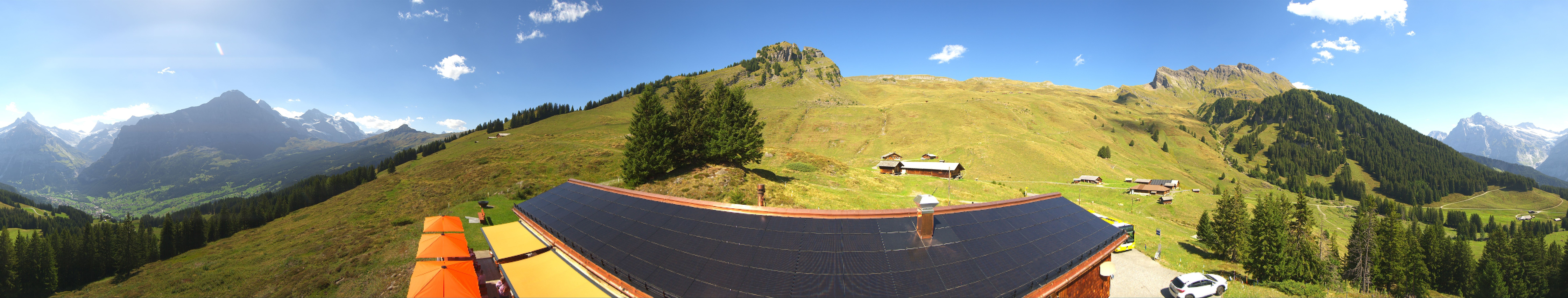 Archiv Foto Webcam Panorama Grindelwald Bussalp