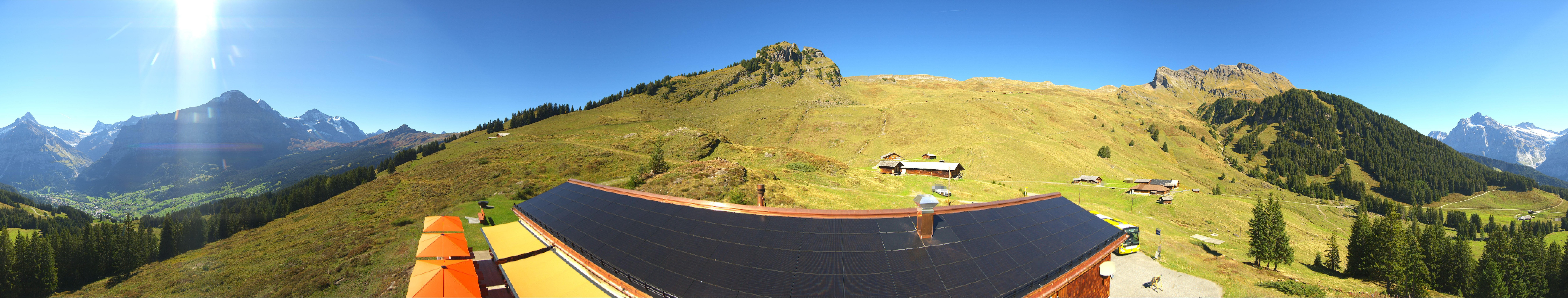 Archiv Foto Webcam Panorama Grindelwald Bussalp