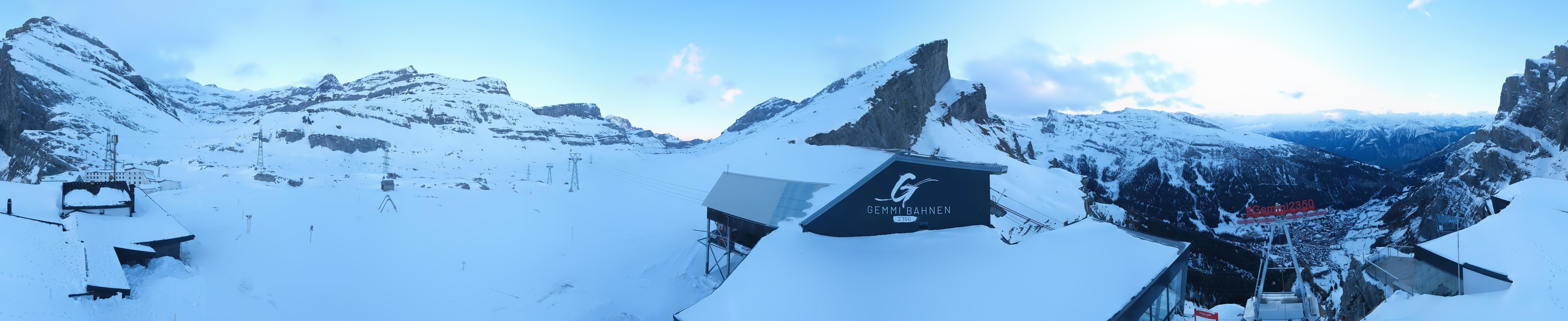 Archiv Foto Webcam Leukerbad: Gemmi Panoramacam