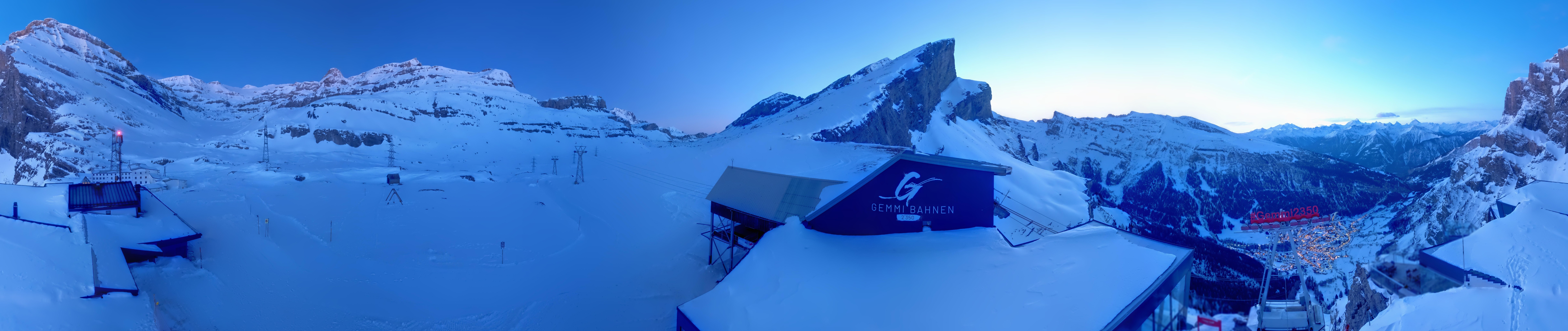Archiv Foto Webcam Leukerbad: Gemmi Panoramacam