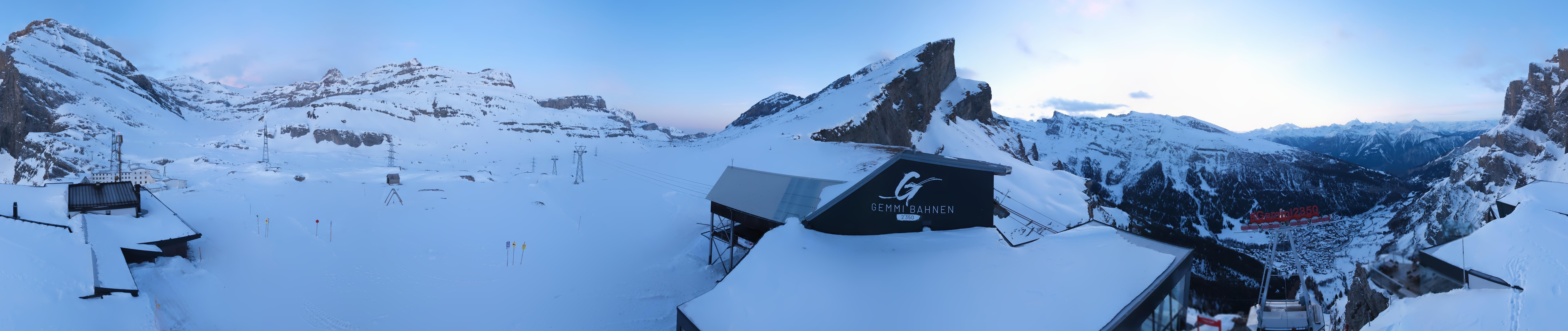 Archiv Foto Webcam Leukerbad: Gemmi Panoramacam