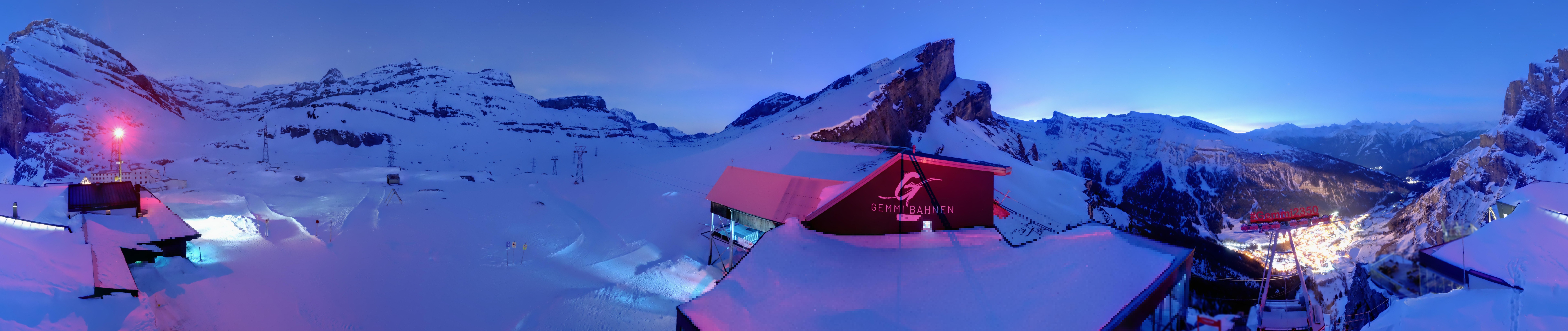 Archiv Foto Webcam Leukerbad: Gemmi Panoramacam