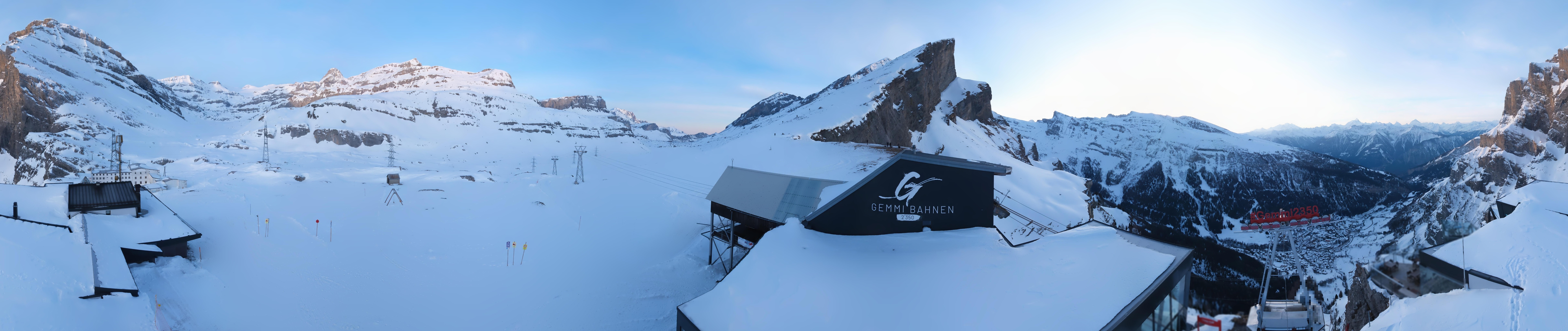 Archiv Foto Webcam Leukerbad: Gemmi Panoramacam