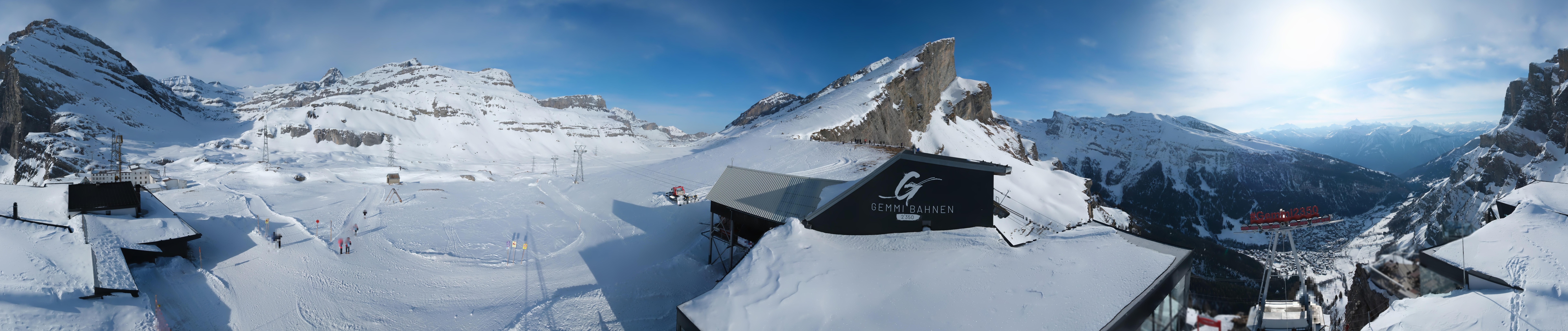 Archiv Foto Webcam Leukerbad: Gemmi Panoramacam