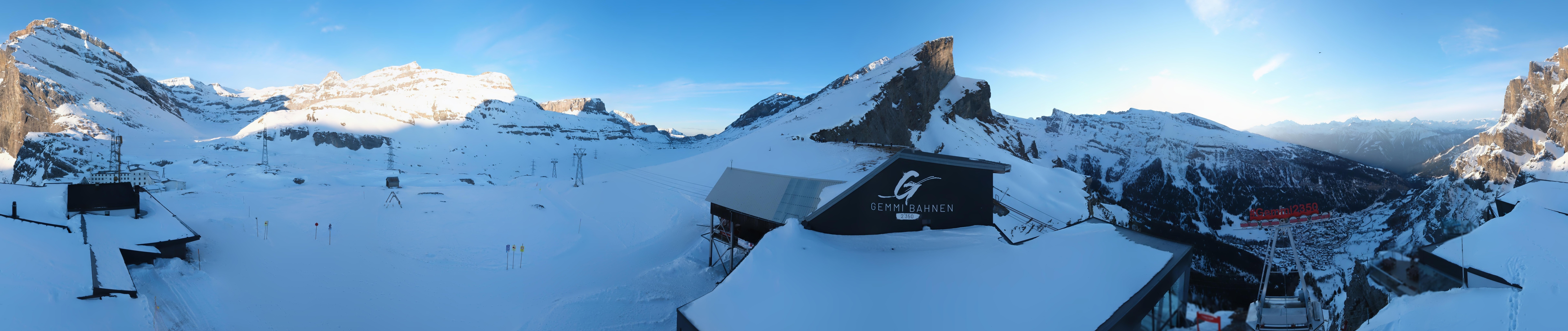 Archiv Foto Webcam Leukerbad: Gemmi Panoramacam
