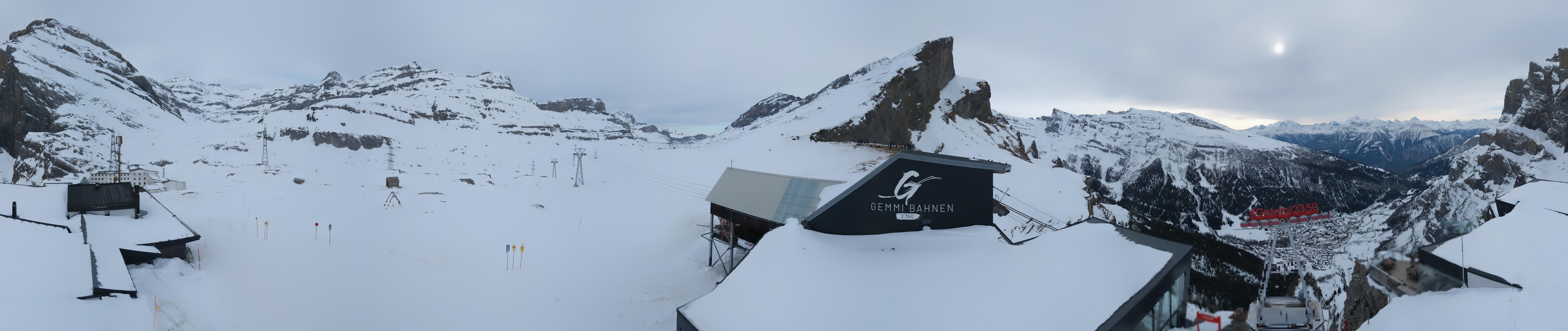 Archiv Foto Webcam Leukerbad: Gemmi Panoramacam