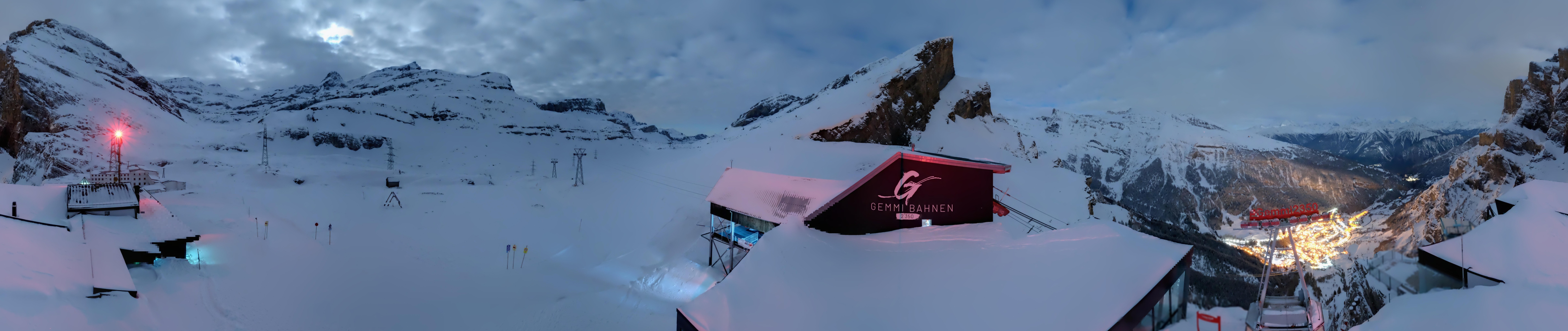 Archiv Foto Webcam Leukerbad: Gemmi Panoramacam