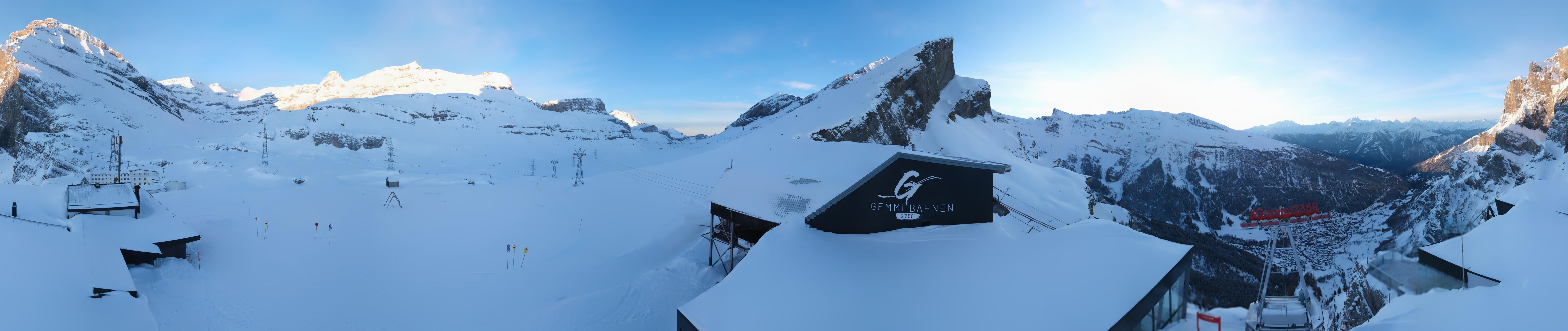Archiv Foto Webcam Leukerbad: Gemmi Panoramacam