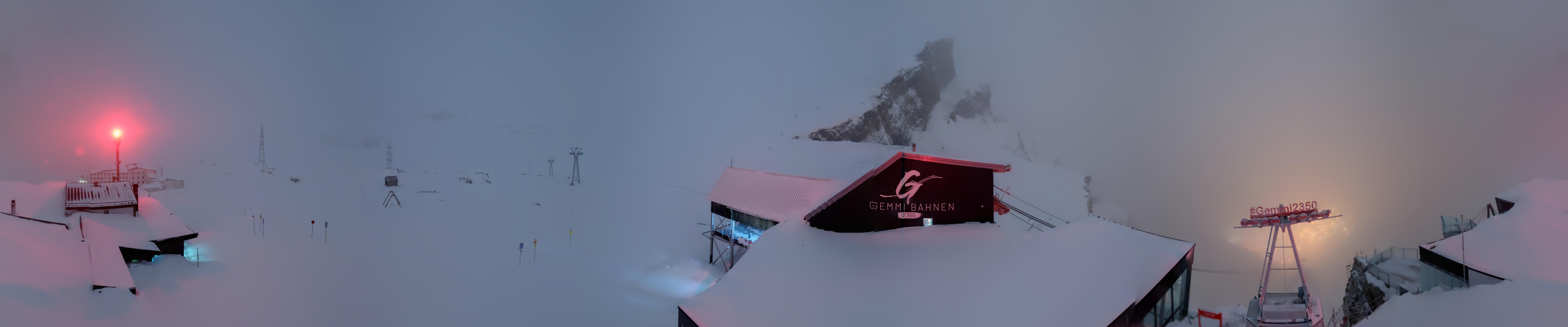 Archiv Foto Webcam Leukerbad: Gemmi Panoramacam