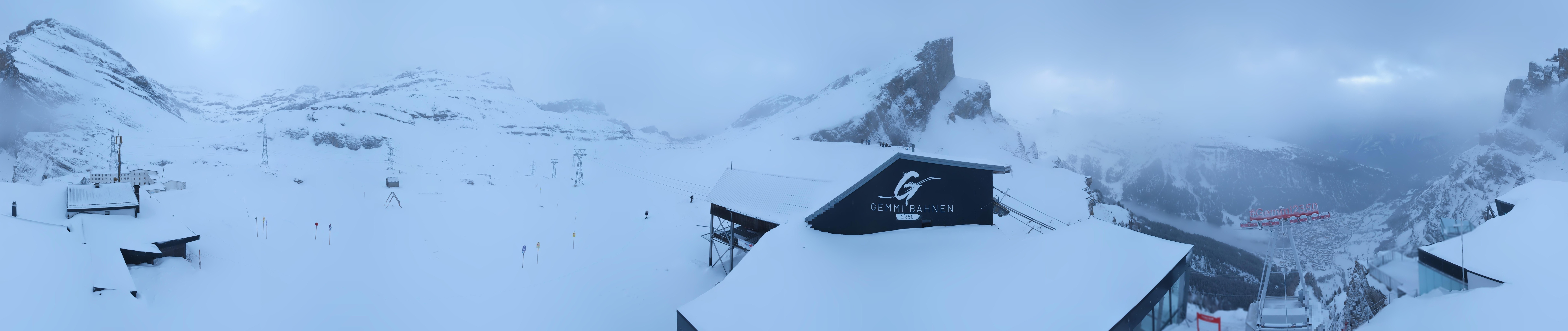 Archiv Foto Webcam Leukerbad: Gemmi Panoramacam