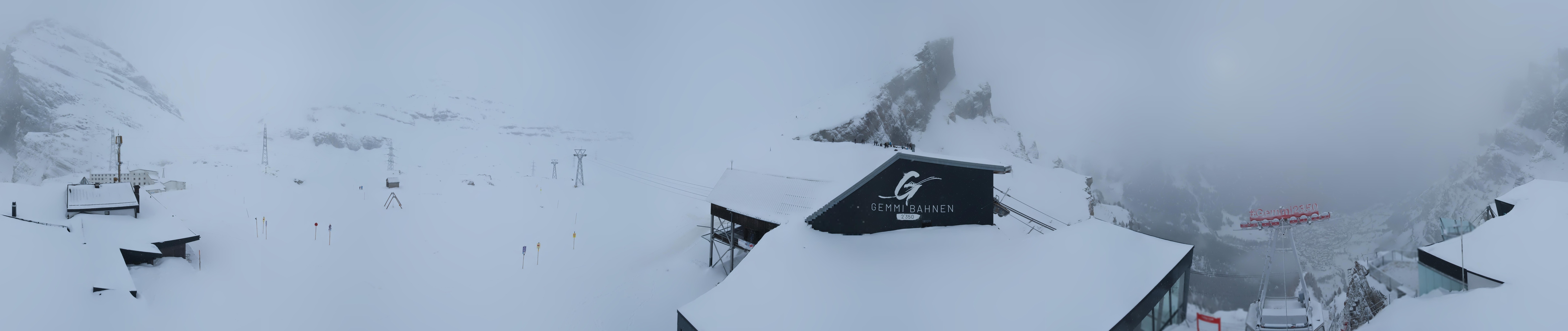 Archiv Foto Webcam Leukerbad: Gemmi Panoramacam