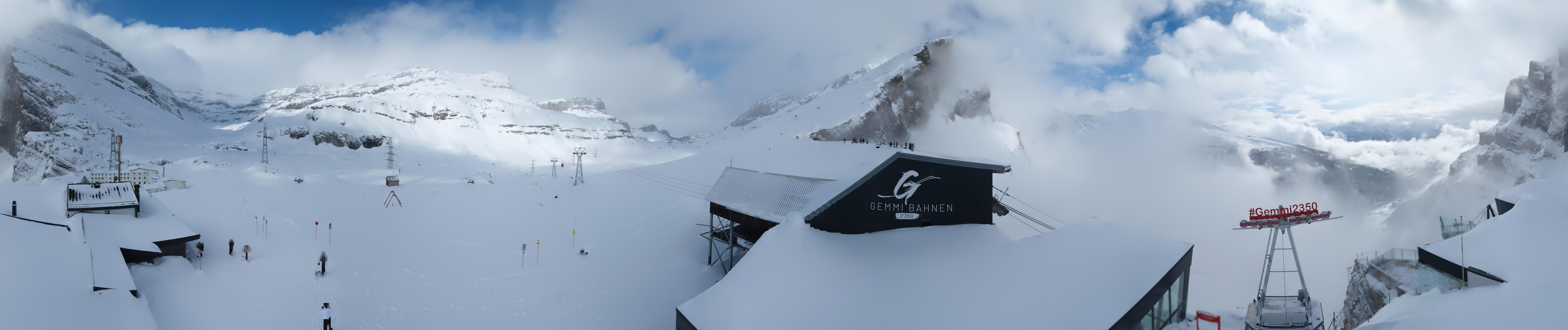 Archiv Foto Webcam Leukerbad: Gemmi Panoramacam