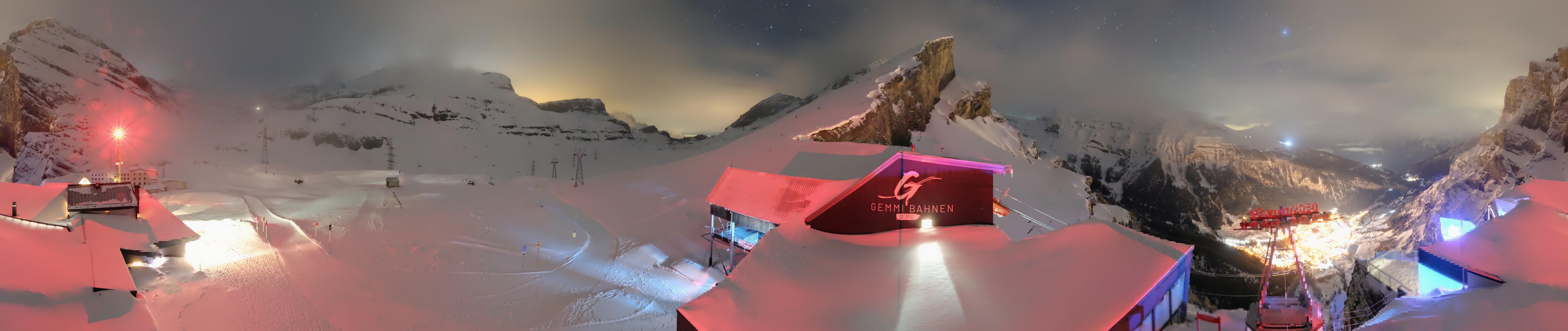 Archiv Foto Webcam Leukerbad: Gemmi Panoramacam