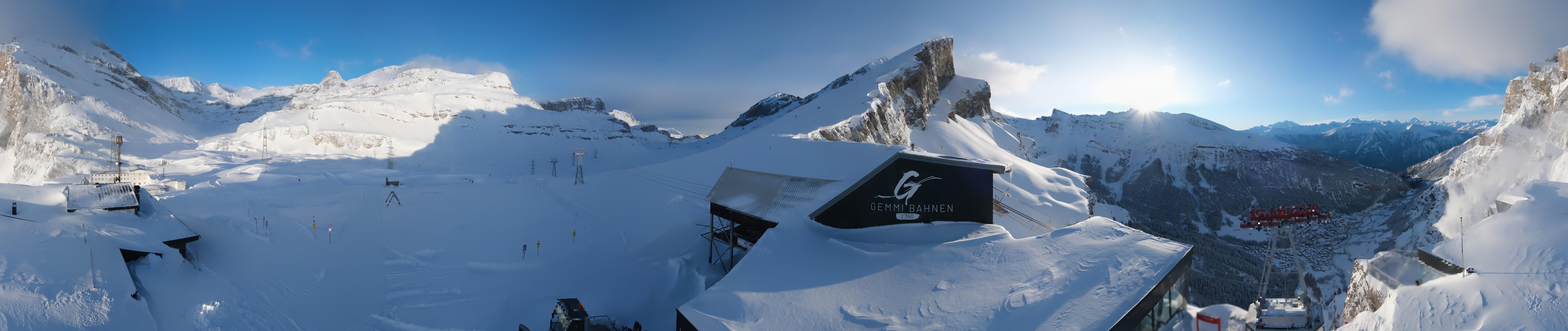 Archiv Foto Webcam Leukerbad: Gemmi Panoramacam