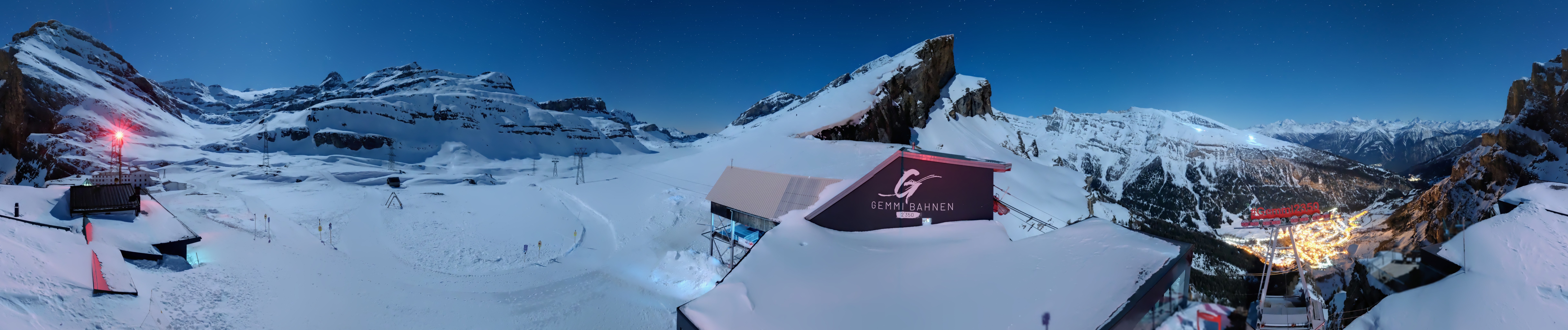 Archived image Webcam Leukerbad: Roundshot Gemmipass