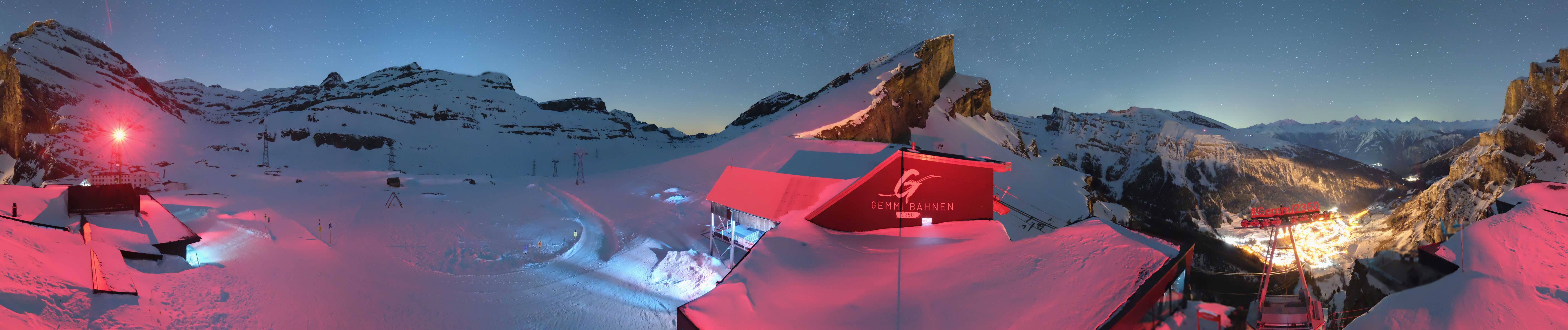 Archived image Webcam Leukerbad: Roundshot Gemmipass