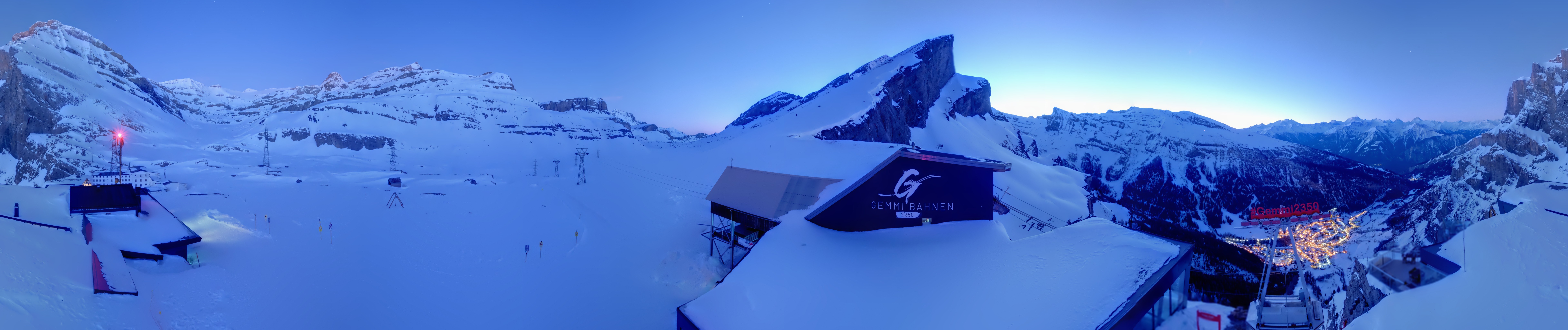 Archived image Webcam Leukerbad: Roundshot Gemmipass